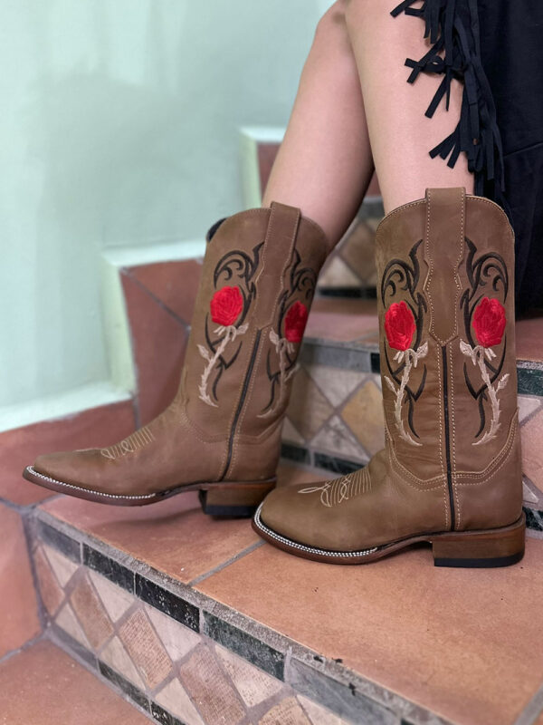 Bota con Rosas