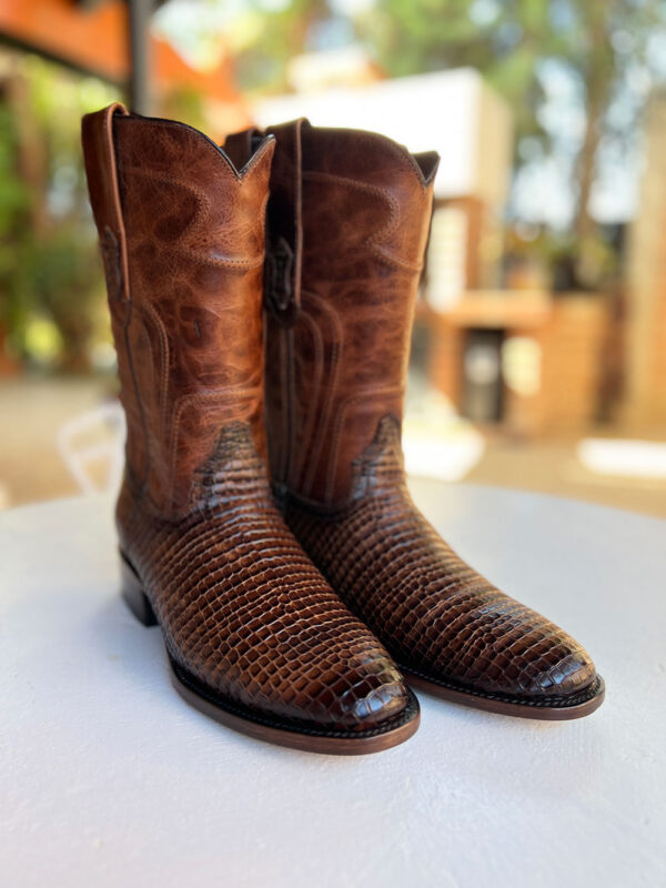 Bota de Piel de Mamba Miel - Imagen 5