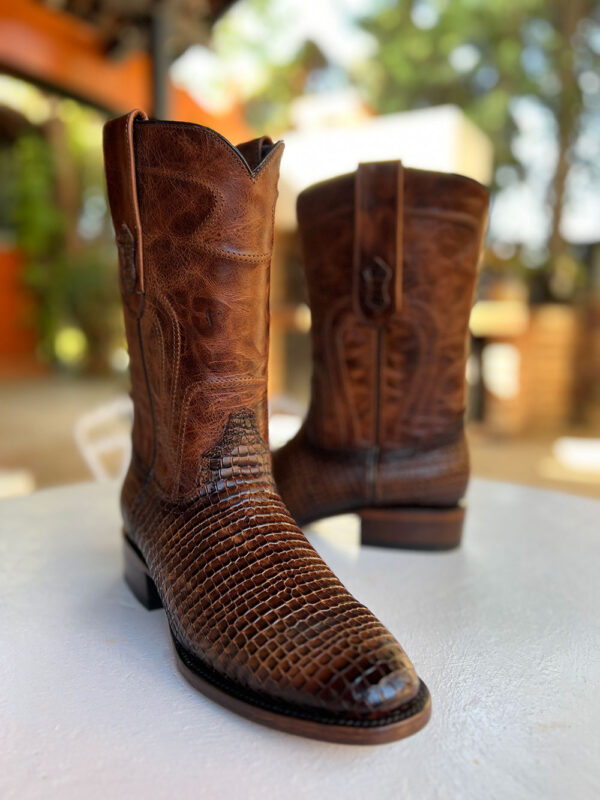Bota de Piel de Mamba Miel - Imagen 3
