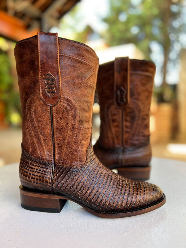 Bota de Piel de Mamba Miel - Imagen 2
